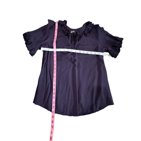 EUC Beautiful Plum Anthropologie Odille Blouse sz 8 - Picture 2 of 6